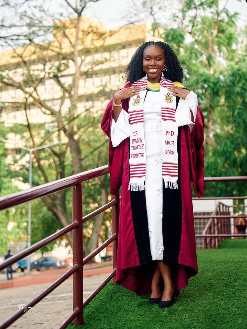 KNUST College of Art and Built Environment graduation sash