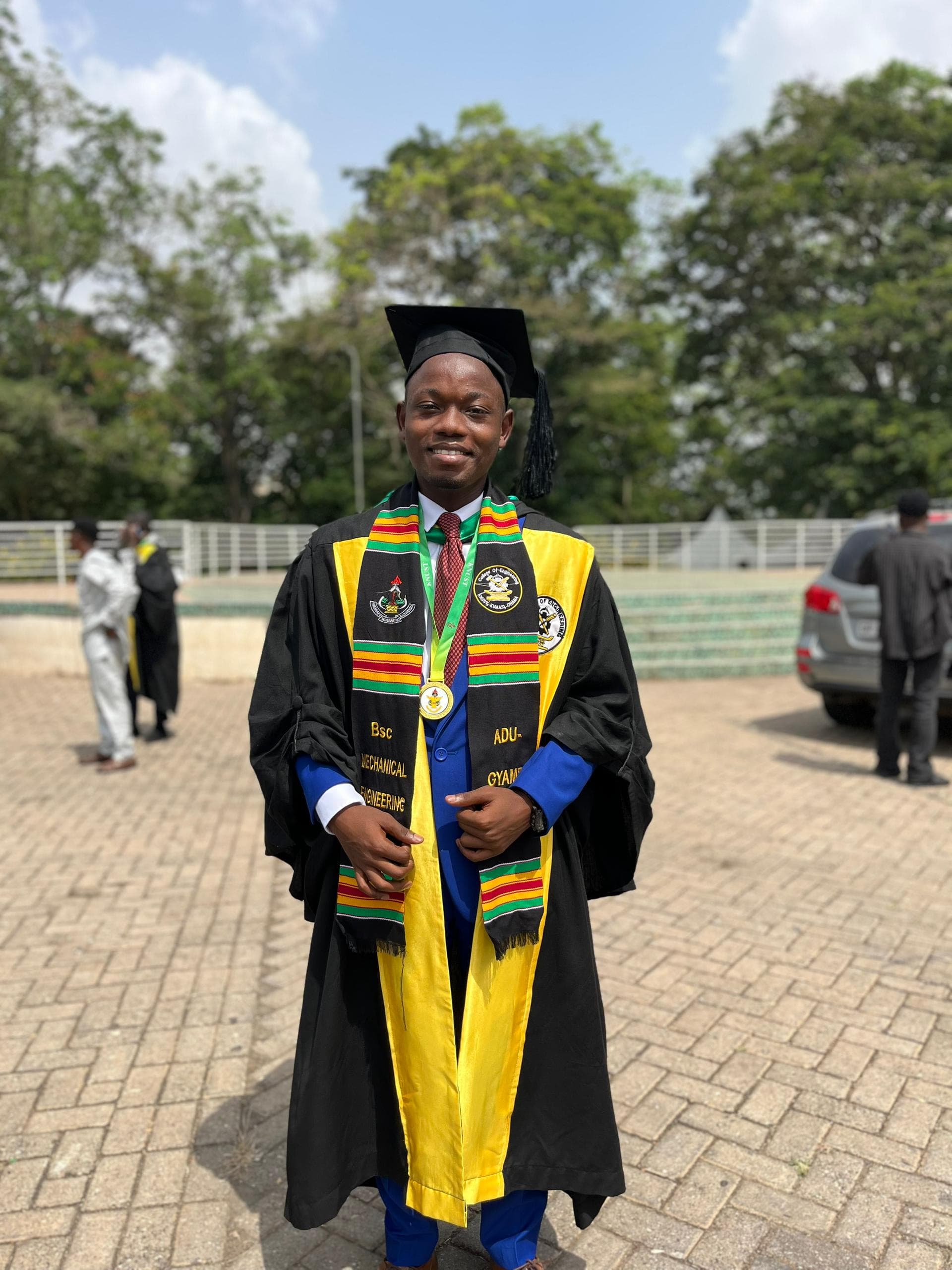 KNUST College of Engineering graduation sash
