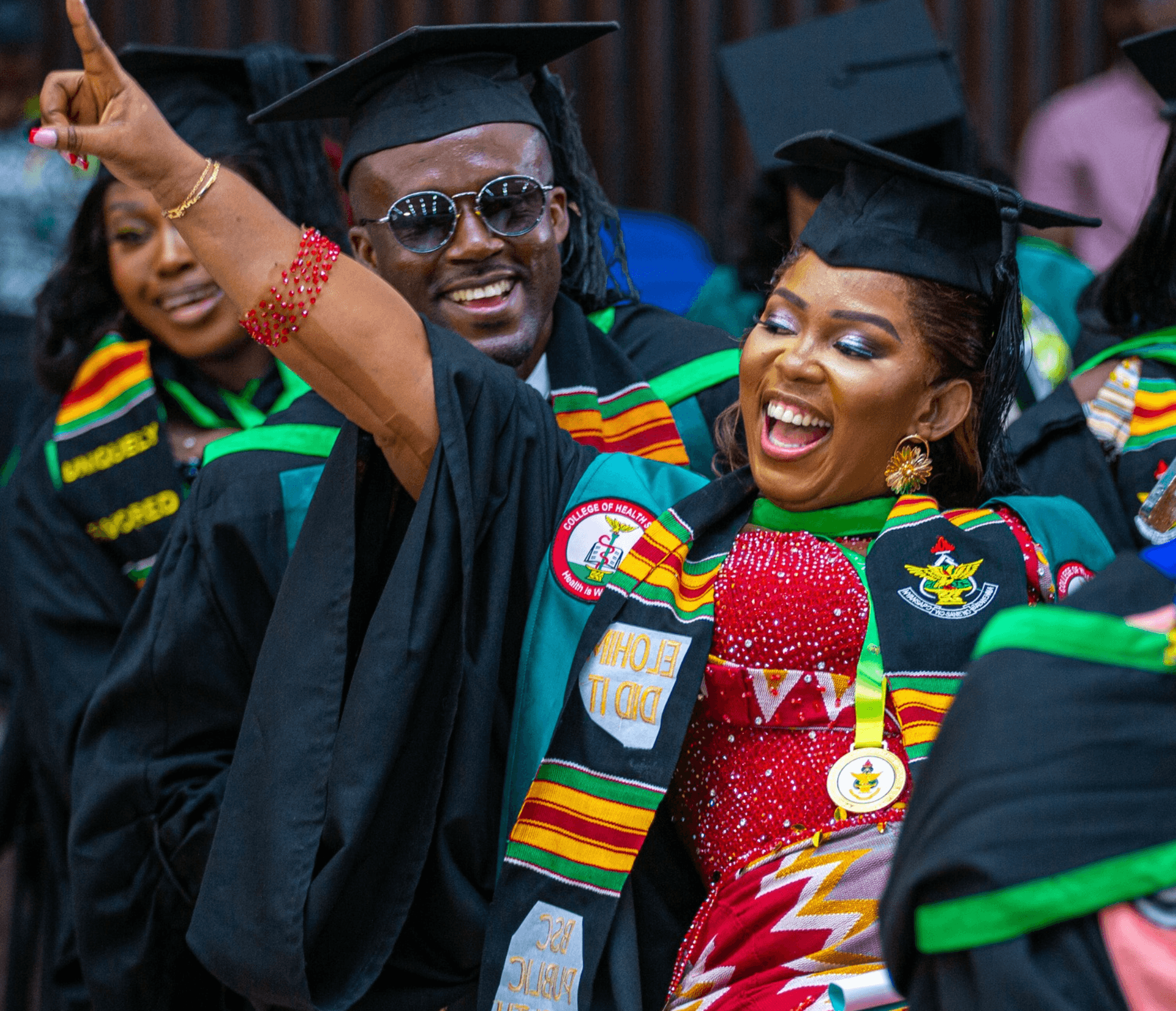 KNUST College of Health Sciences graduation sash